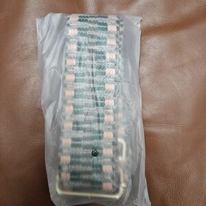 Pom Pom London green unused crossbody strap